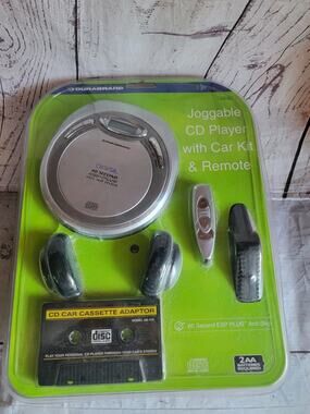 Durabrand Portable CD Player CD-895 With Car Kit and Remote Cassette Adaptor